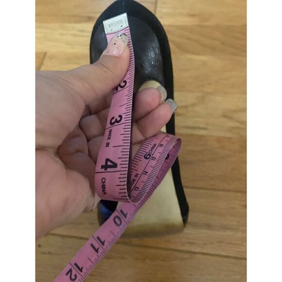 Michael Kors women's Black Peep Toe slip on high 4.5" Stilettos Heels Size 7.5M - Picture 8 of 8